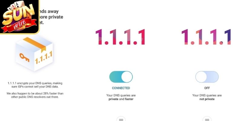 Lợi ích khi sử dụng app 1.1.1.1