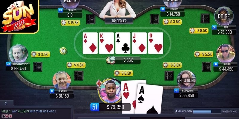 Hướng dẫn chơi Poker Sunwin