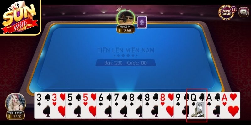 Các thuật ngữ quan trọng trong tiến lên miền Nam Sunwin